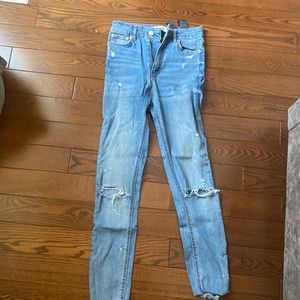 Zara high waist skinny high waist jeans
